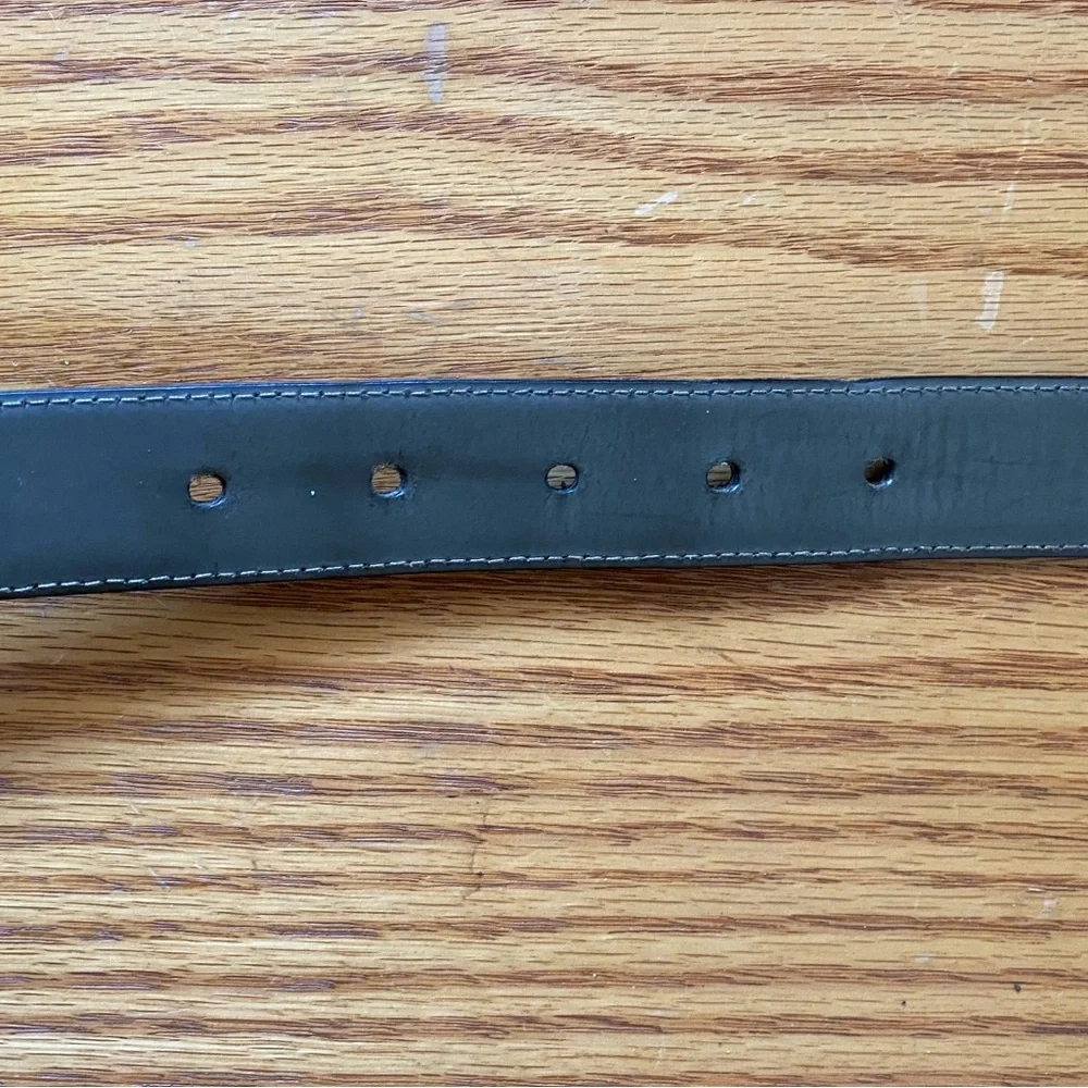 BRUNO MAGLI Black Leather Made‎ in Italy 1” Belt SZ 40